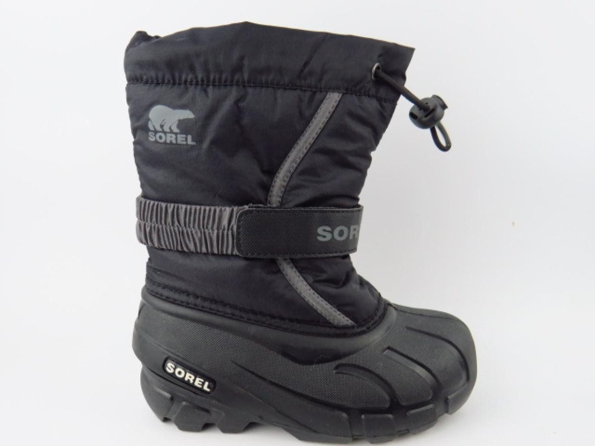 Sorel Youth Flurry black Stiefel