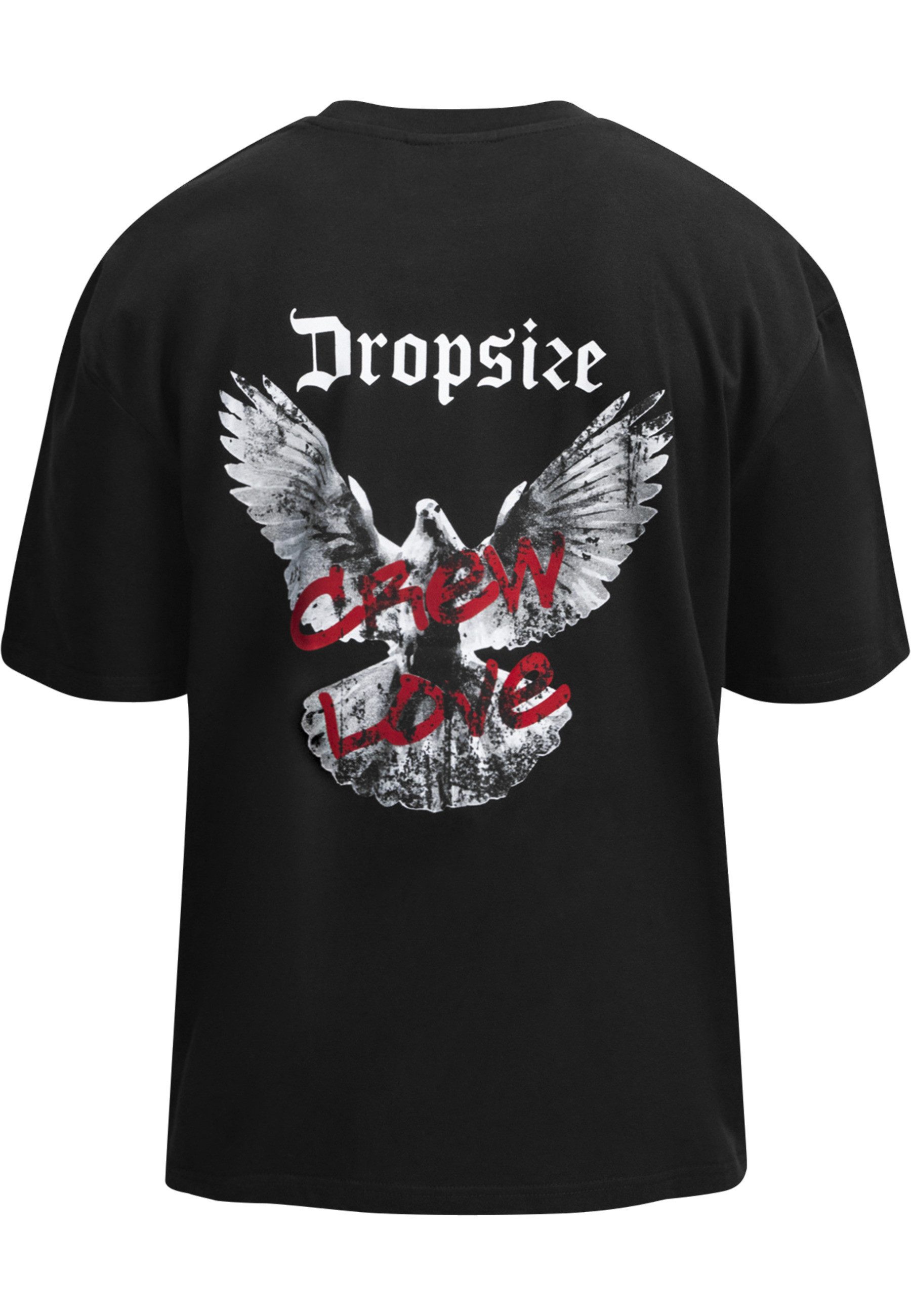 Dropsize T-Shirt Dropsize Herren Heyvy Oversize Crew Dove T-Shirt (1-tlg)