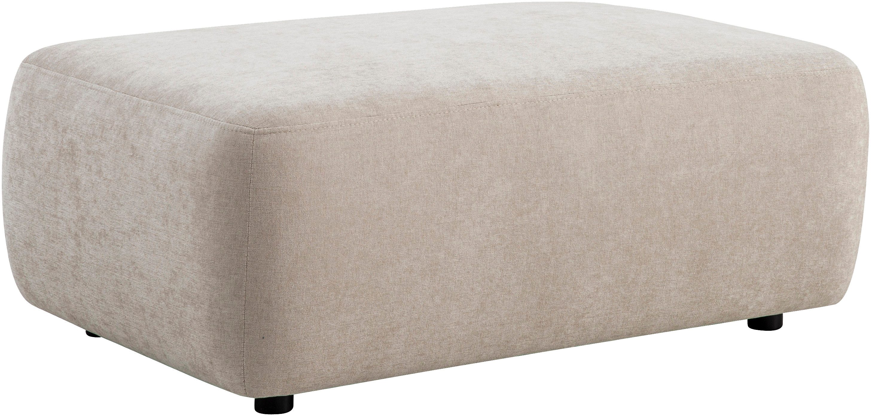 Home affaire Polsterhocker "Torge, Hocker in Cord, Samtvelours oder Struktu günstig online kaufen