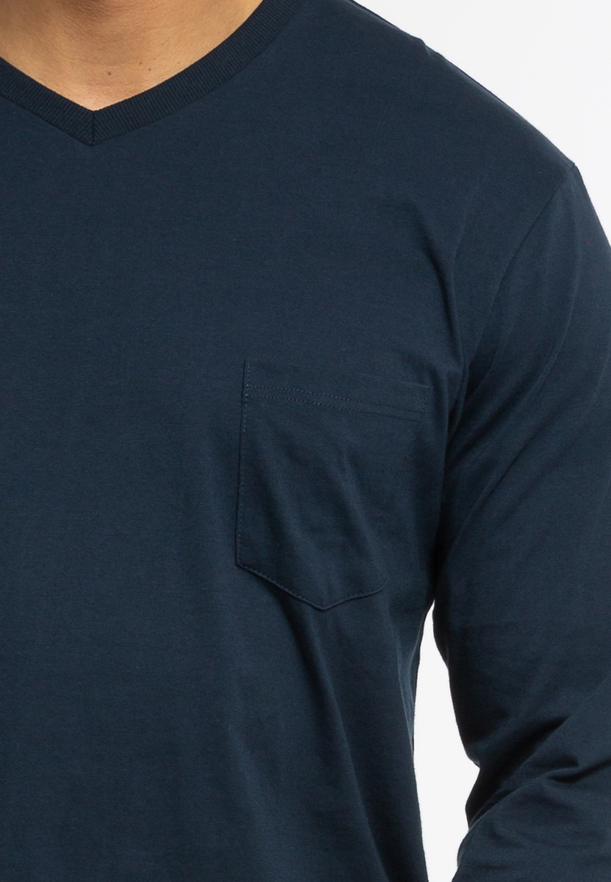 Ammann Pyjama Organic Cotton (Set, 2 tlg) Schlafanzug Langarm - Baumwolle - Aus 100% Bio Baumwolle