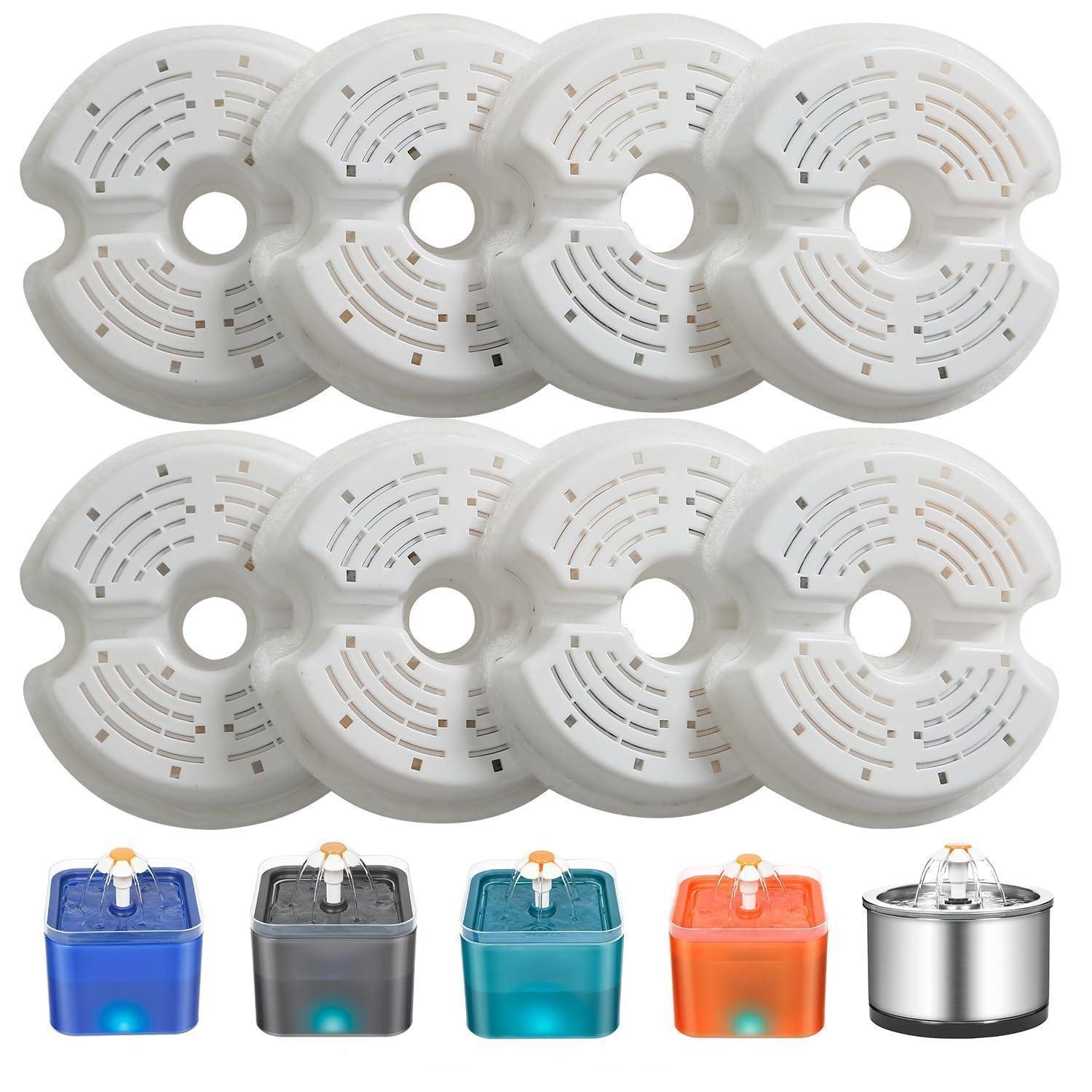 LuxusKollektion Trinkbrunnen Trinkbrunnenfilter Katze/Hund 8er Pack