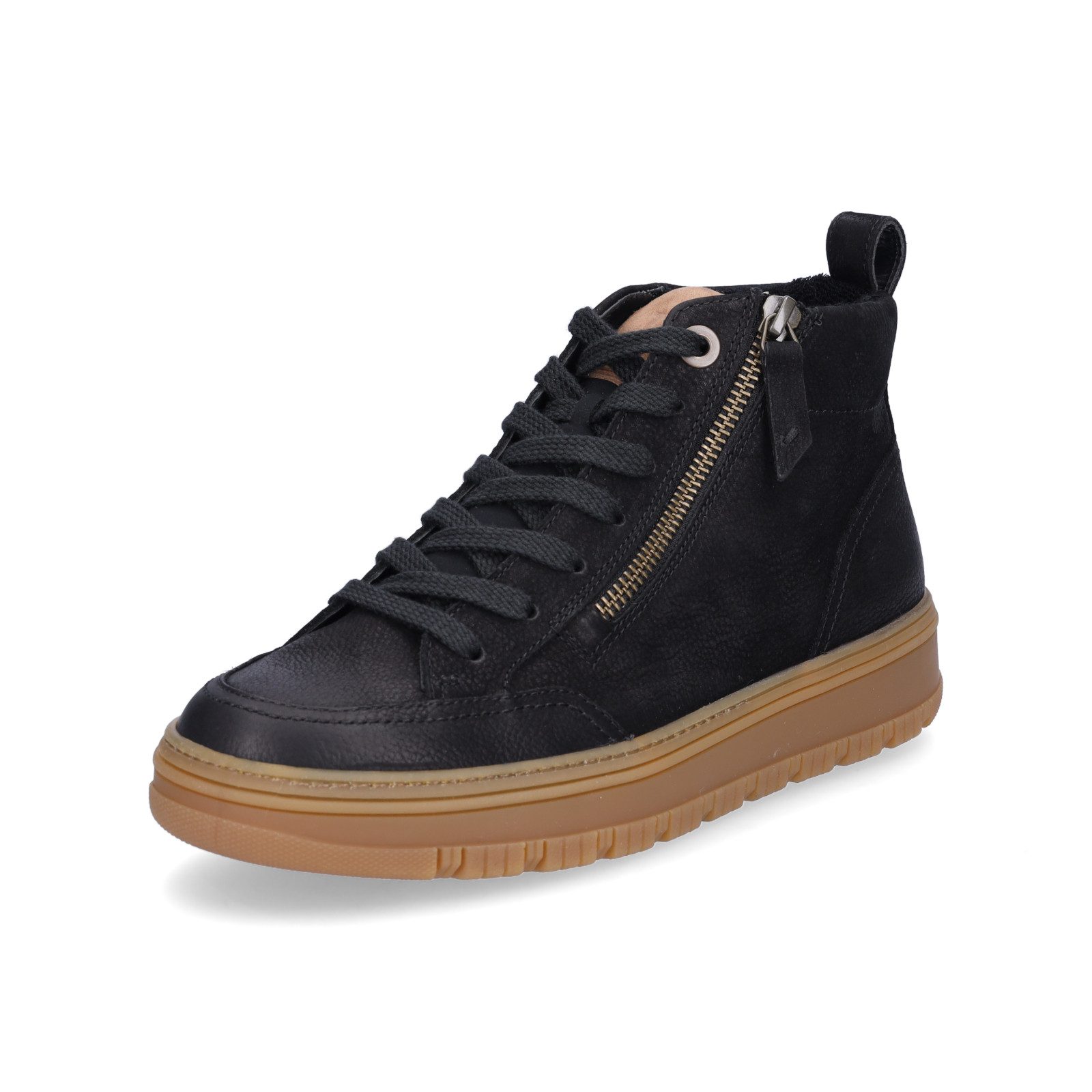 Paul Green Damen High-Top Sneaker schwarz Sneaker
