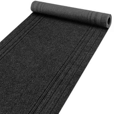 Läufer Teppich Flurläufer Läufer Bodenläufer Textil PASSAT Gestreift Robust, ANRO, Rechteckig, Höhe: 5 mm, Textil