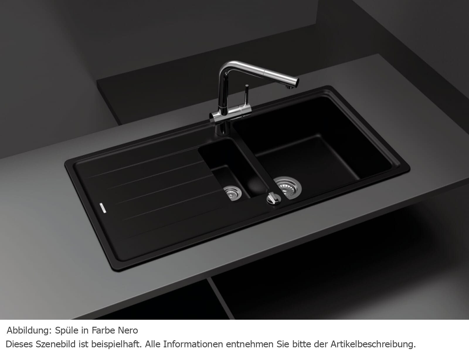 Schock Granitspüle, rechteckig, 100/50 cm, (1 St)