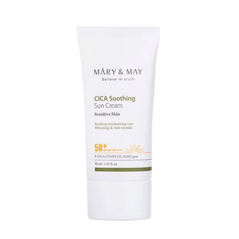 MARY & MAY Sonnenschutzcreme Mary & May, CICA Soothing Sun Cream 50+ PA++++ - 50 ml