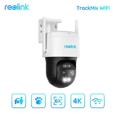 Reolink Trackmix 8MP PTZ WLAN IP Überwachungskamera (Außenbereich, Packung, 1-tlg., 2 Spotlights, mit Dual-Objektiv, Auto-Tracking,Smarte Person/Auto/Haustiererkennung)