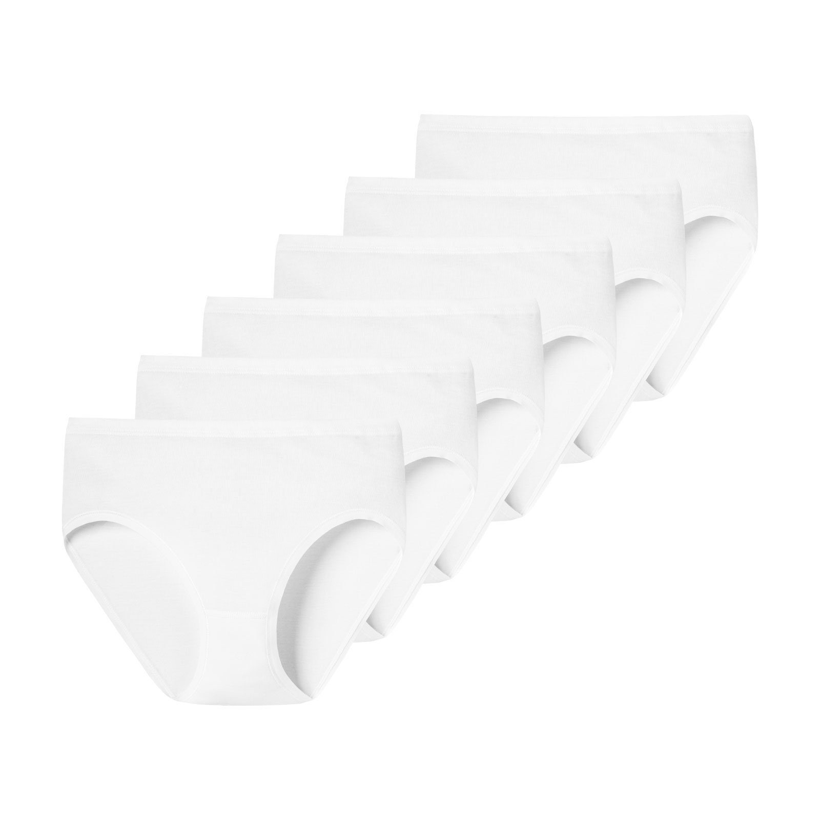 Schiesser Hüftslip Midi Original Classics (6-St., 6) aus 100% supergekämmter Baumwolle