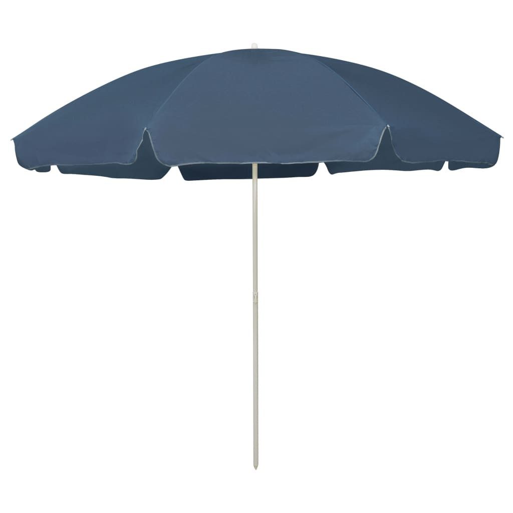 vidaXL Sonnensegel Strandschirm Blau 300 cm, günstig online kaufen