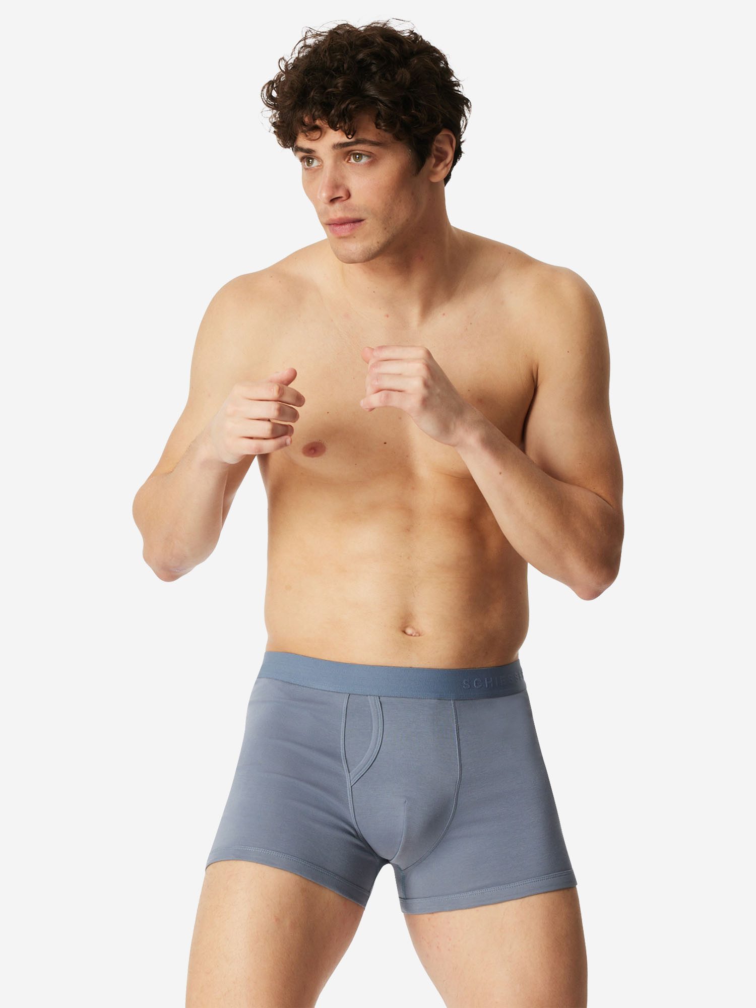 Schiesser Trunk Rib Essentials (2-St) Unterhose, Unterwäsche, Boxer Trunk