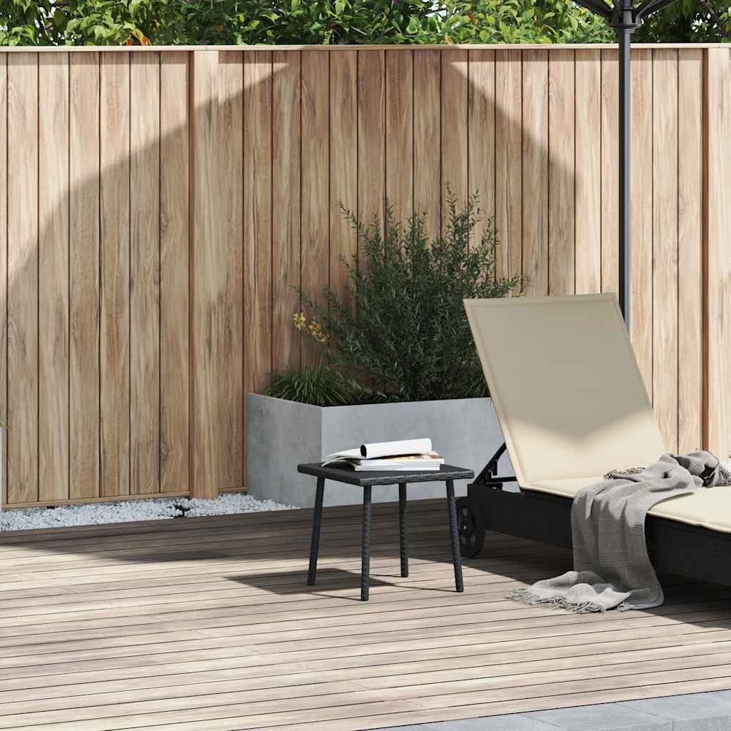 vidaXL Gartentisch Garten-Couchtisch Rechteckig Schwarz 40x40x37 günstig online kaufen