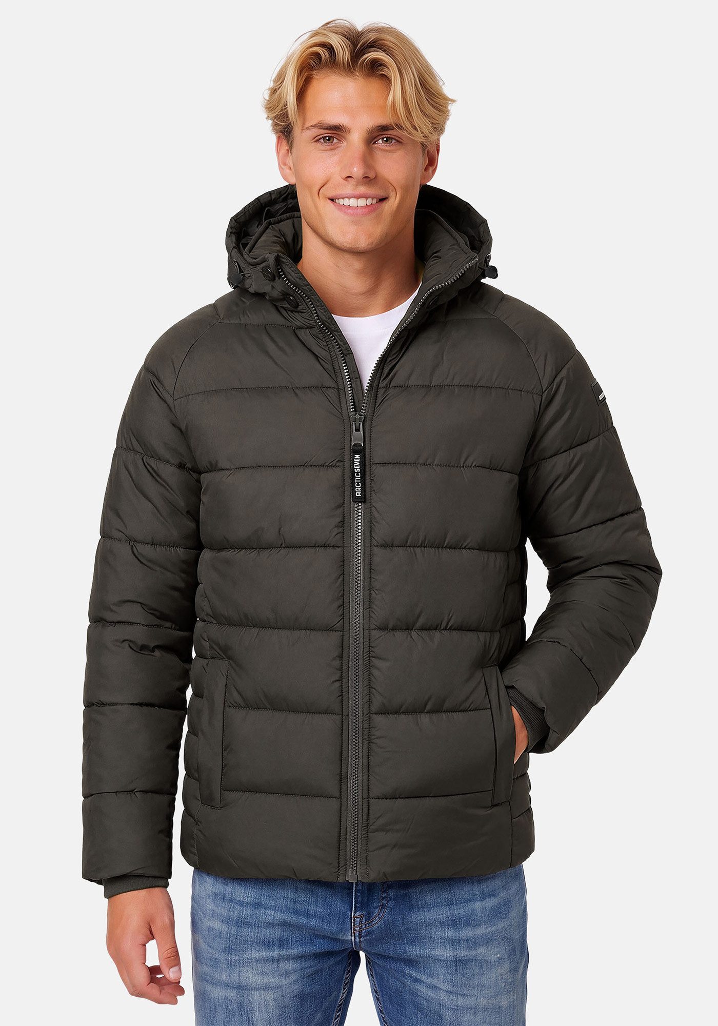 Arctic Seven Winterjacke ASRodrii mit warmem Teddyfell und abnehmbarer Kapuze – Bild 2 von 5