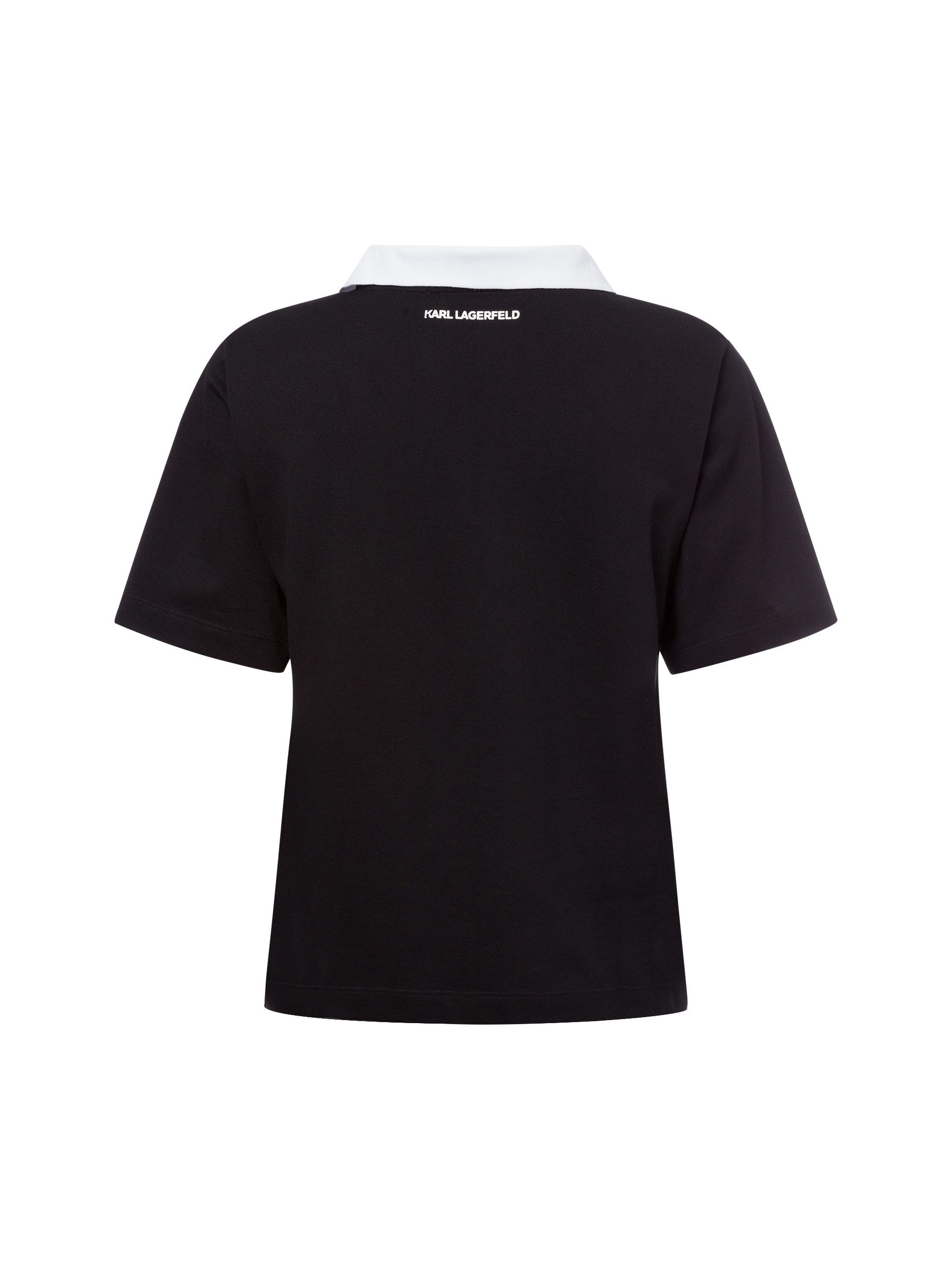 KARL LAGERFELD Poloshirt Ikon Patch günstig online kaufen