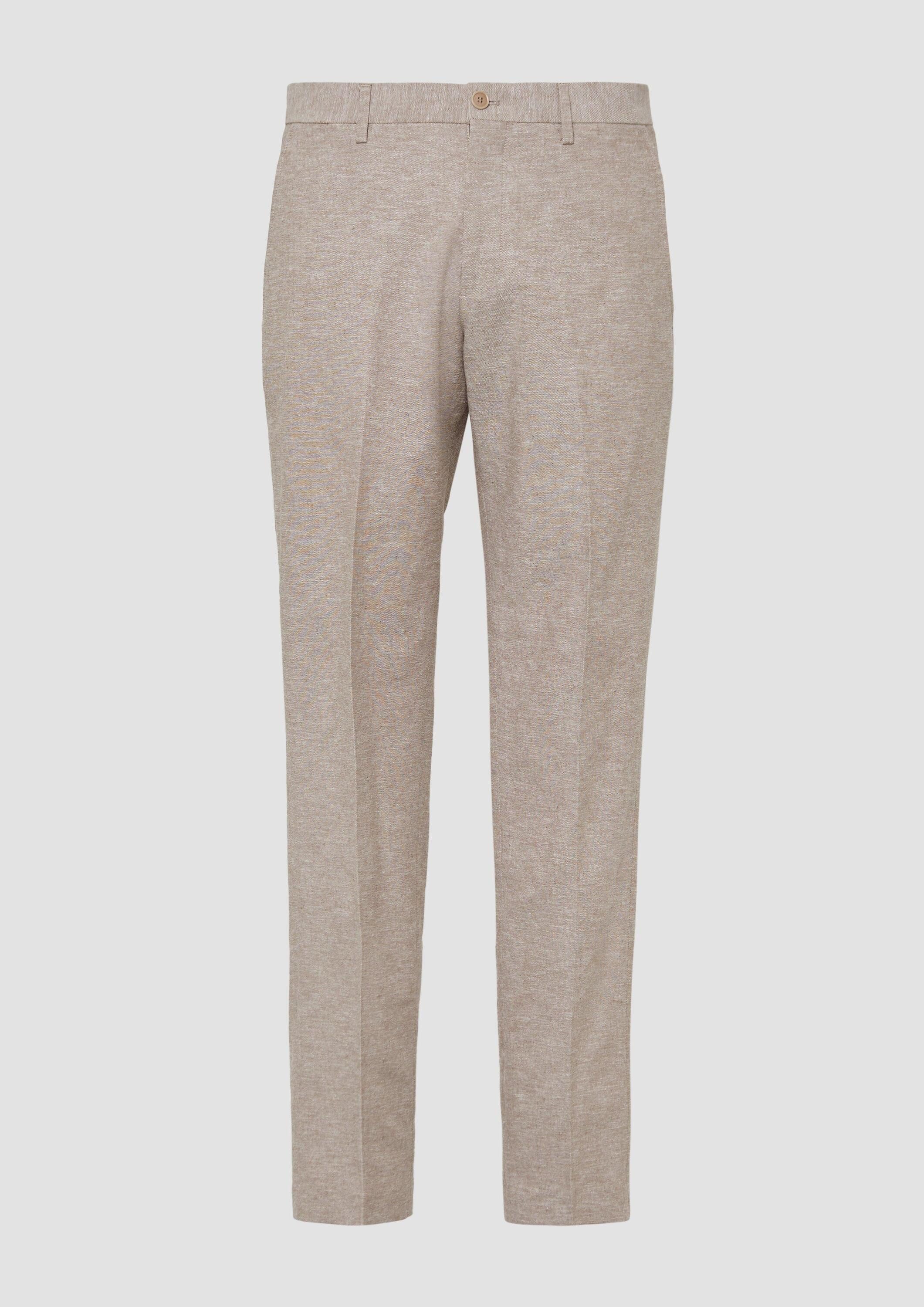 s.Oliver Chinos Hose S.OPURE s.O PURE: Anzughose aus Leinenmix