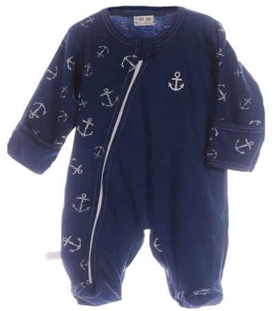 La Bortini Strampler Strampler Baby Overall Schlafanzug mit Reißverschluss