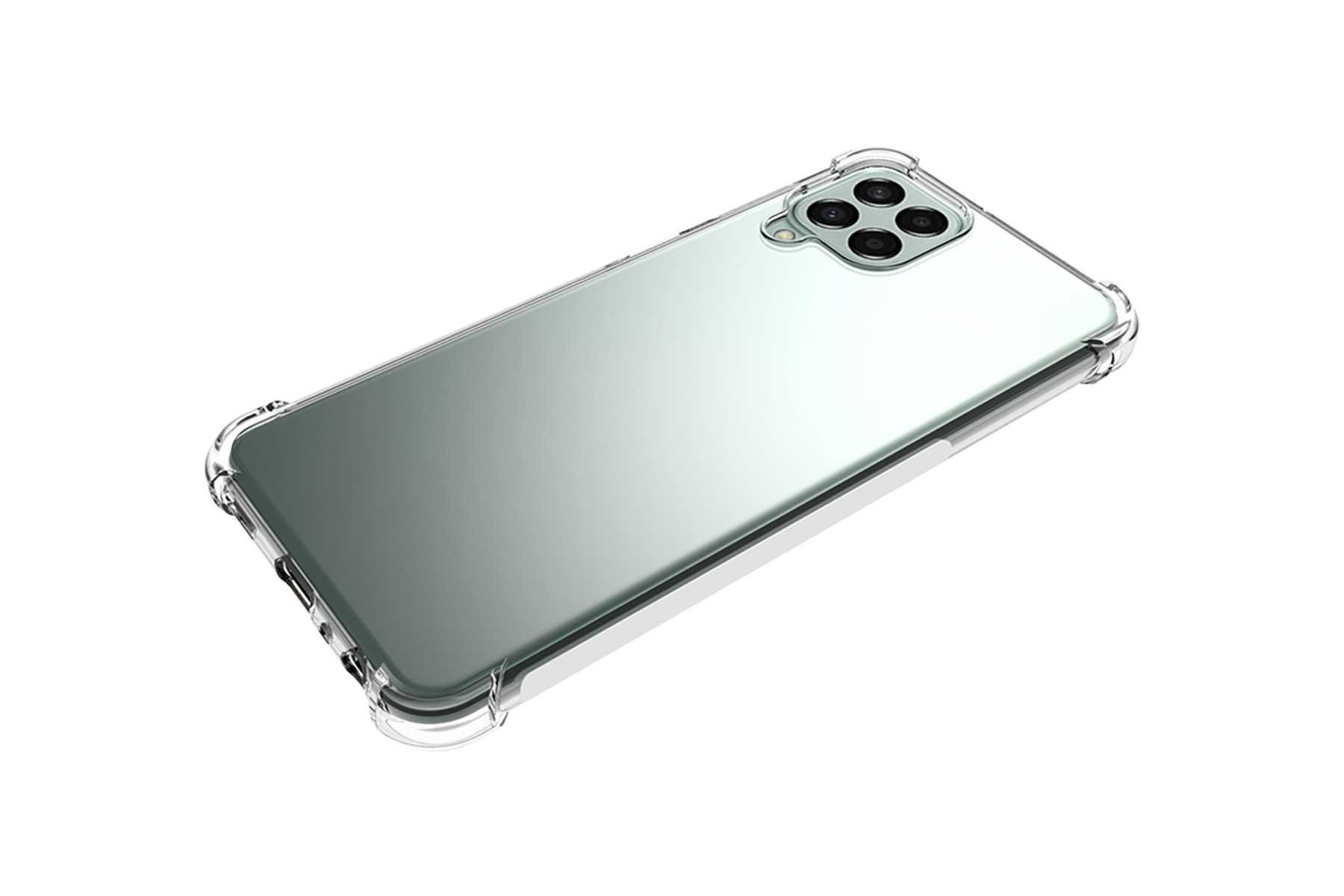 mtb more energy Smartphone-Hülle Clear Armor Case für Samsung Galaxy M33, Transparente TPU Schutzhülle Case Backcover mit Anti-Shock Verstärkung