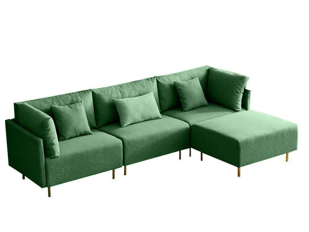 WohnenRoyal Sofa Modernes Sofa Grün