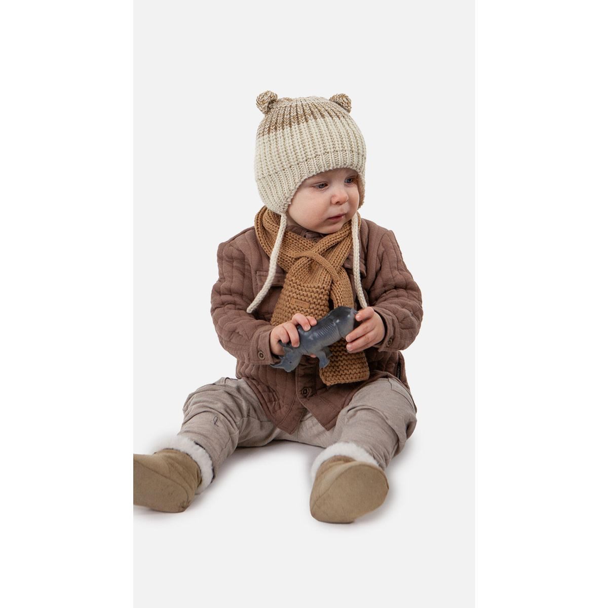 Barts Beanie Natsu Beanie Weiche, dehnbare Babymütze mit Ohrenklappen und Fleeceband für