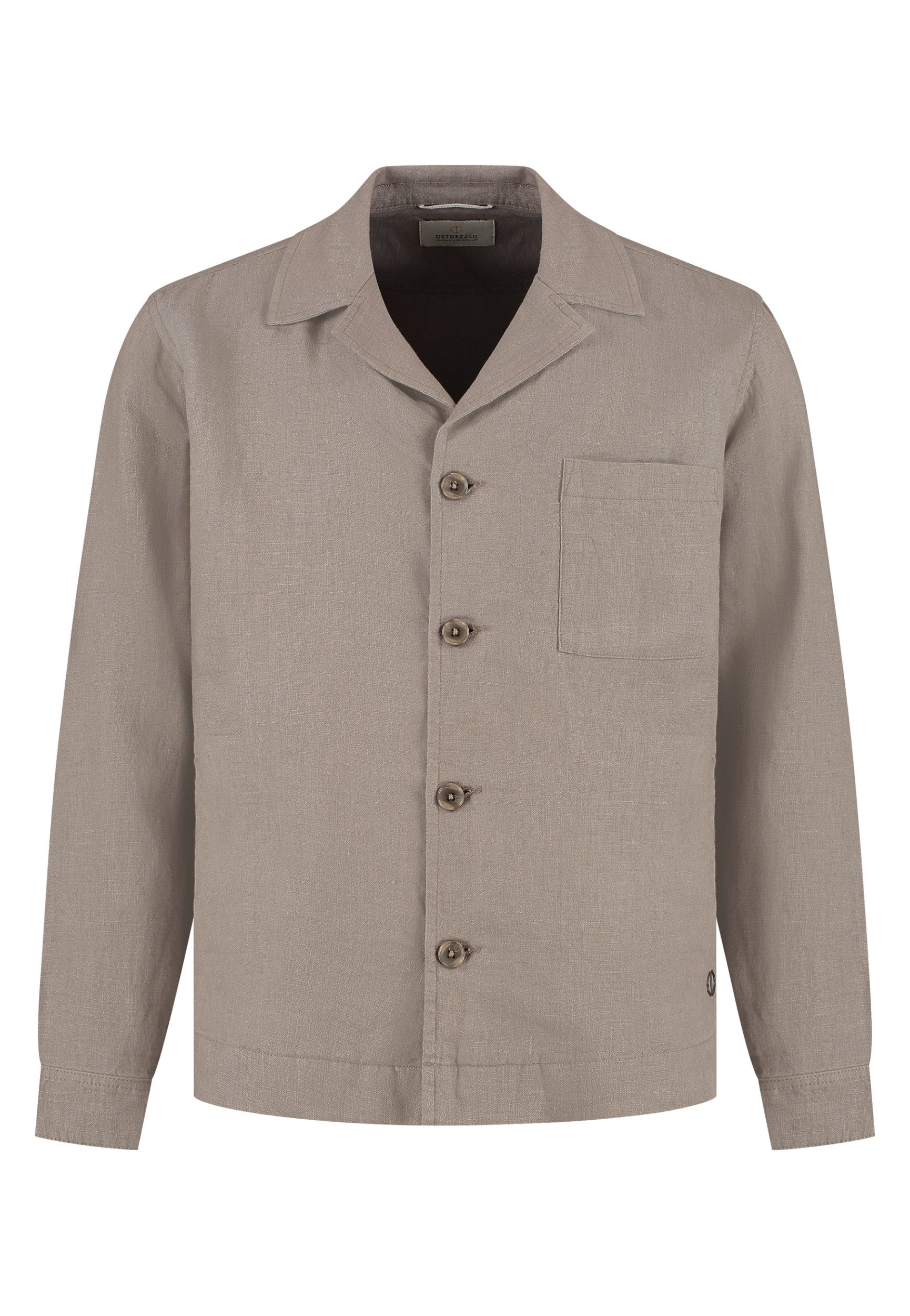 Dstrezzed Allwetterjacke DS_Pierce Overshirt Grey Brown