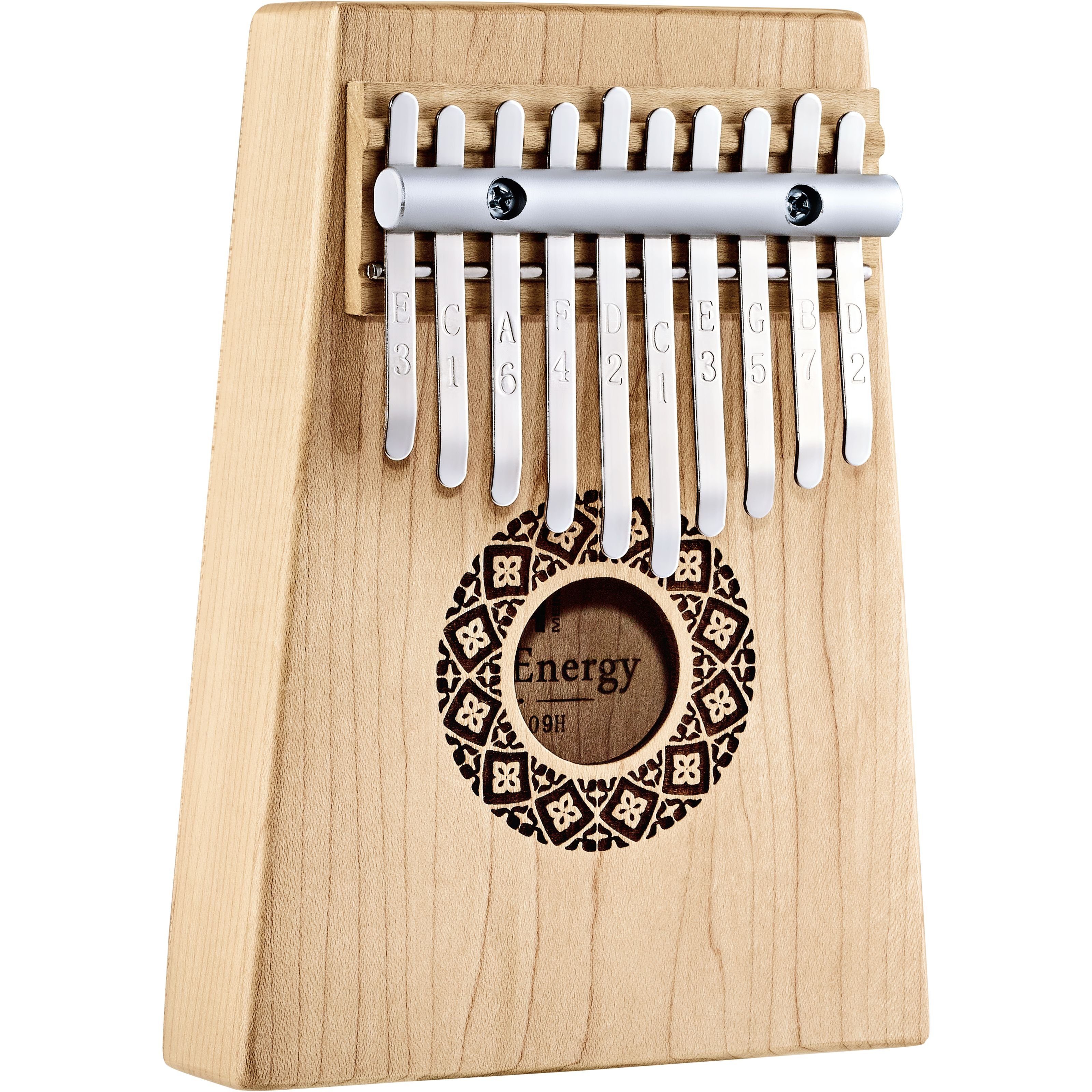 Meinl Percussion Kalimba, Percussion, Kalimbas, KL1009H Soundhole Kalimba Ahorn - Kalimba
