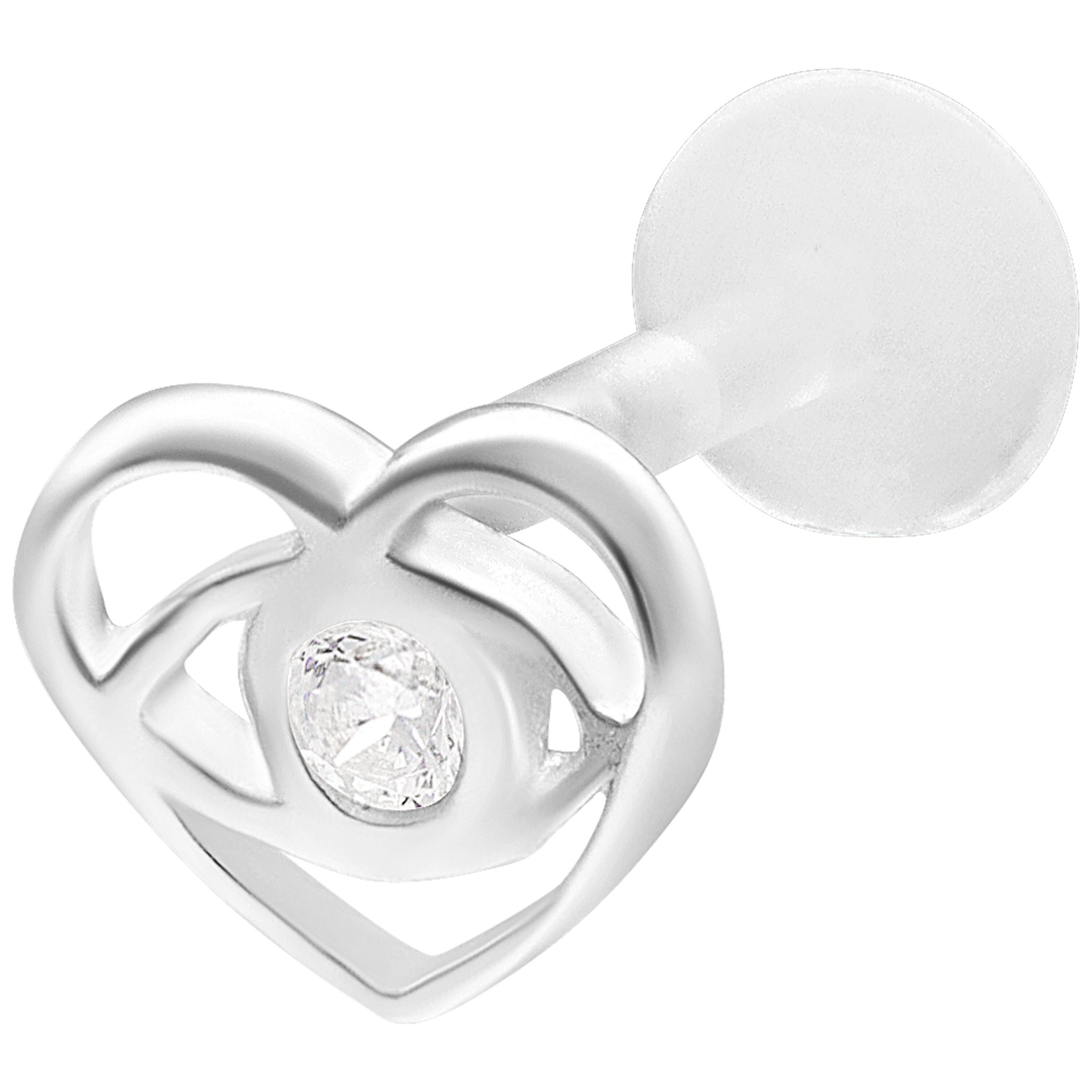 Wildcat Piercing-Set Lovely Eye Push Fit Labret für Ohr, Lippe, Nase, Länge günstig online kaufen