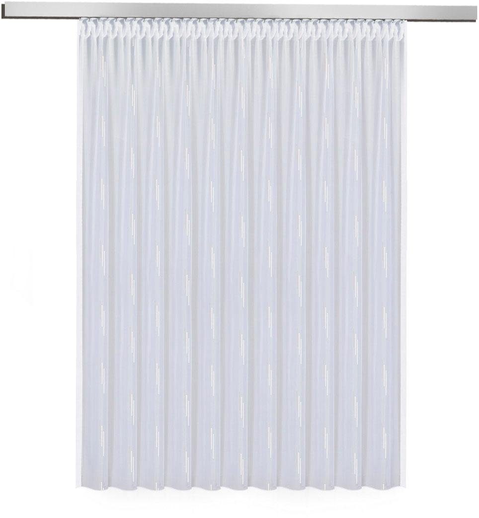 Gerster Gardine Vera (1 St), Smokband, halbtransparent, Voile, Voile Grundw günstig online kaufen