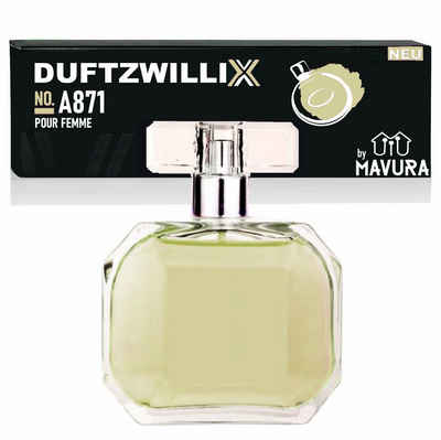 MAVURA Eau de Parfum DUFTZWILLIX No. A871 - Damen Parfüm - frisch, zitrische Noten, - 100ml - Duftzwilling / Dupe Sale
