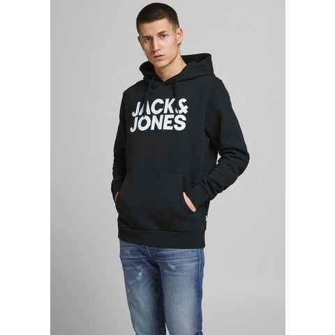 Jack & Jones Kapuzensweatshirt CORP LOGO SWEAT HOOD (Packung, 2-tlg., 2er-Pack)