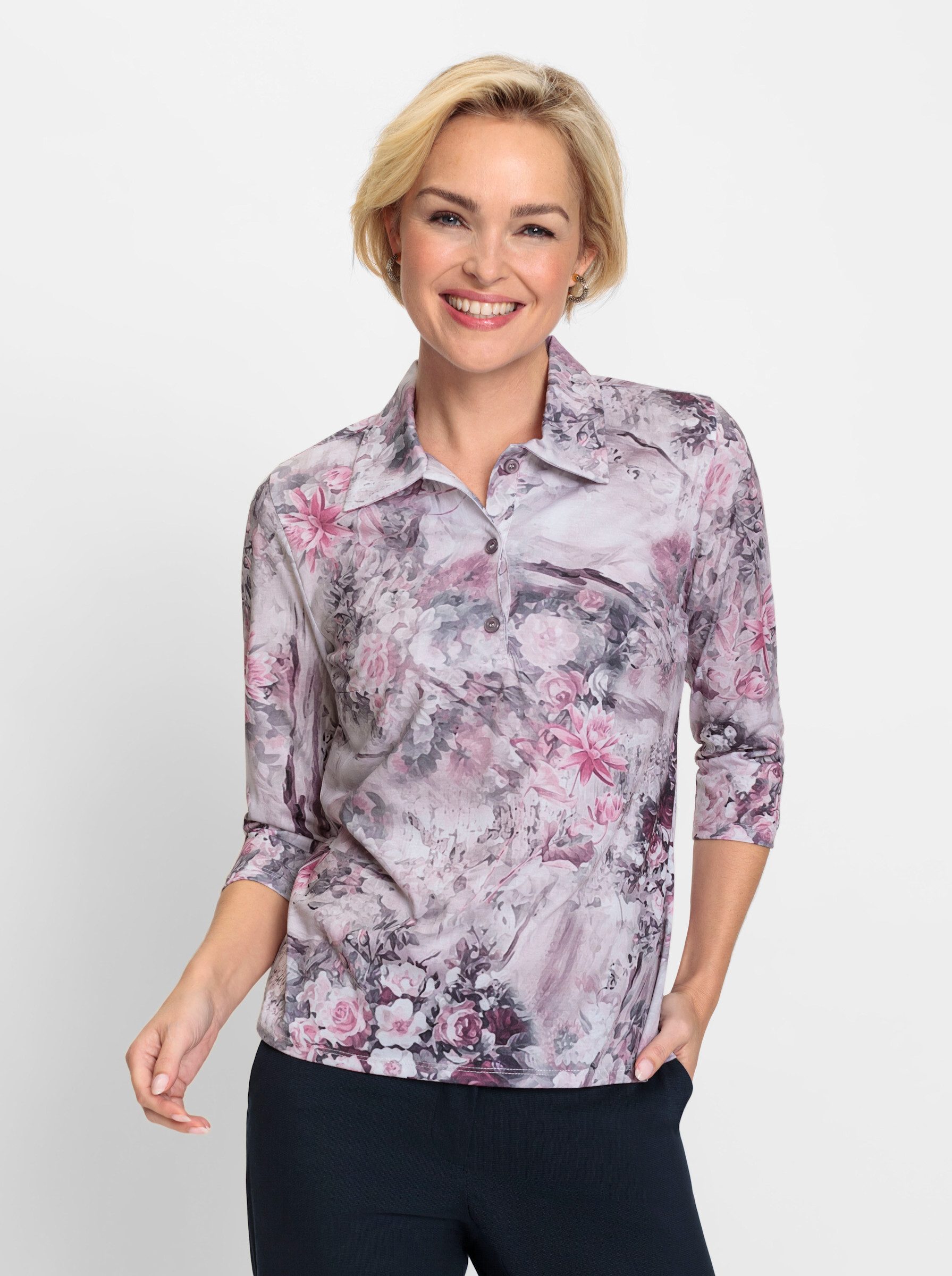 T-Shirt Poloshirt 3/4-Arm