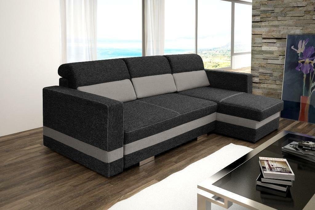 JVmoebel Ecksofa, Schlafsofa Eck Sofa Couch Polster Eck Bettfunktion Neu  Schlaffunktion online kaufen | OTTO