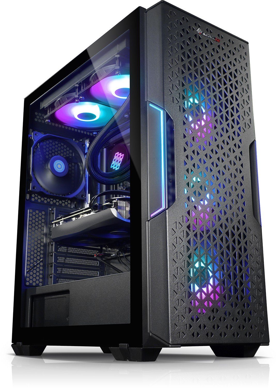 Kiebel Titan Deluxe VII Gaming-PC (AMD Ryzen 7 AMD Ryzen 7 7800X3D, RTX 4090, 32 GB RAM, 1000 GB SSD, Wasserkühlung, WLAN, RGB-Beleuchtung)