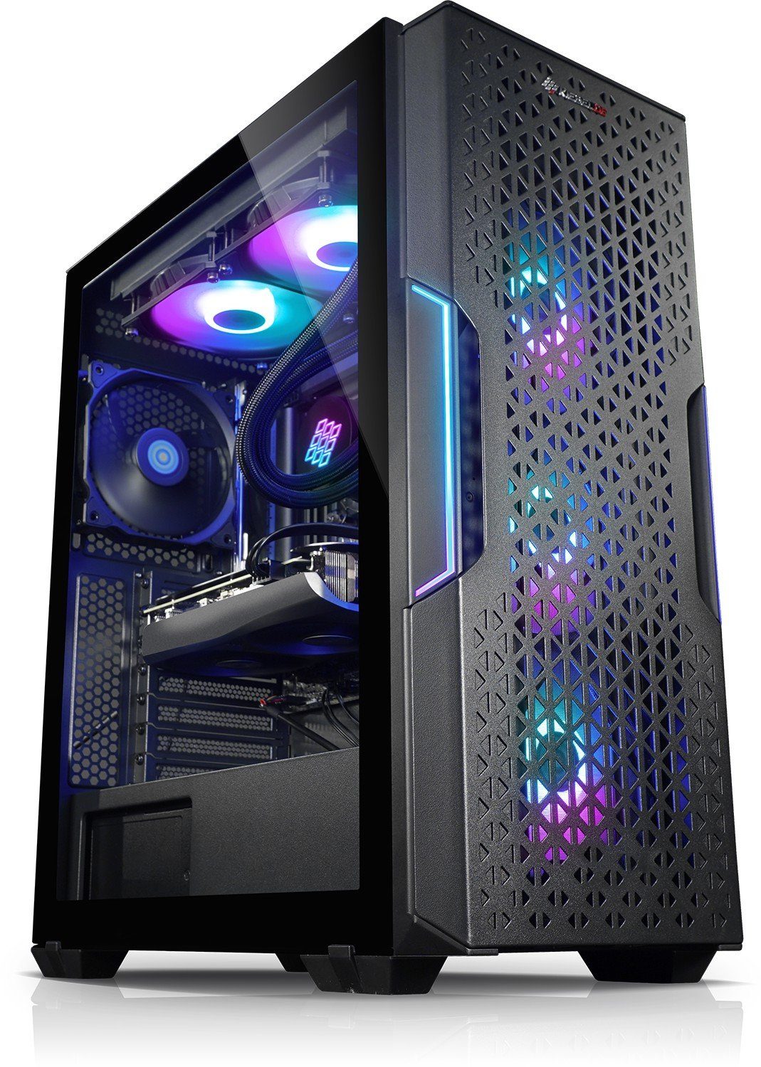 Kiebel Supreme 14 Gaming-PC (Intel Core i7 Intel Core i7-14700KF, RTX 4070 SUPER, 32 GB RAM, 2000 GB SSD, Wasserkühlung, WLAN, RGB-Beleuchtung)