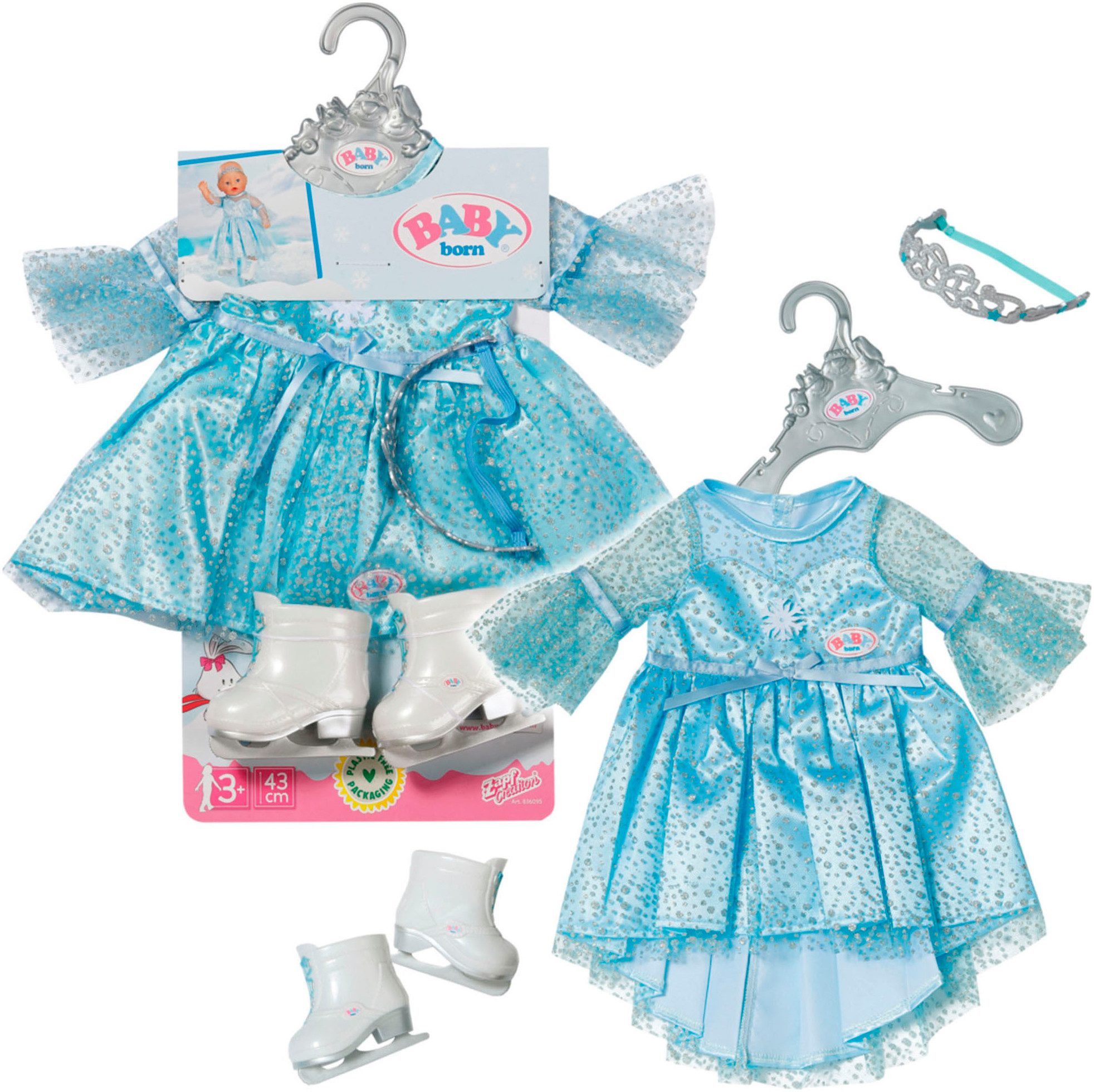 Baby Born Puppenkleidung Eisprinzessin Set 43 cm günstig online kaufen