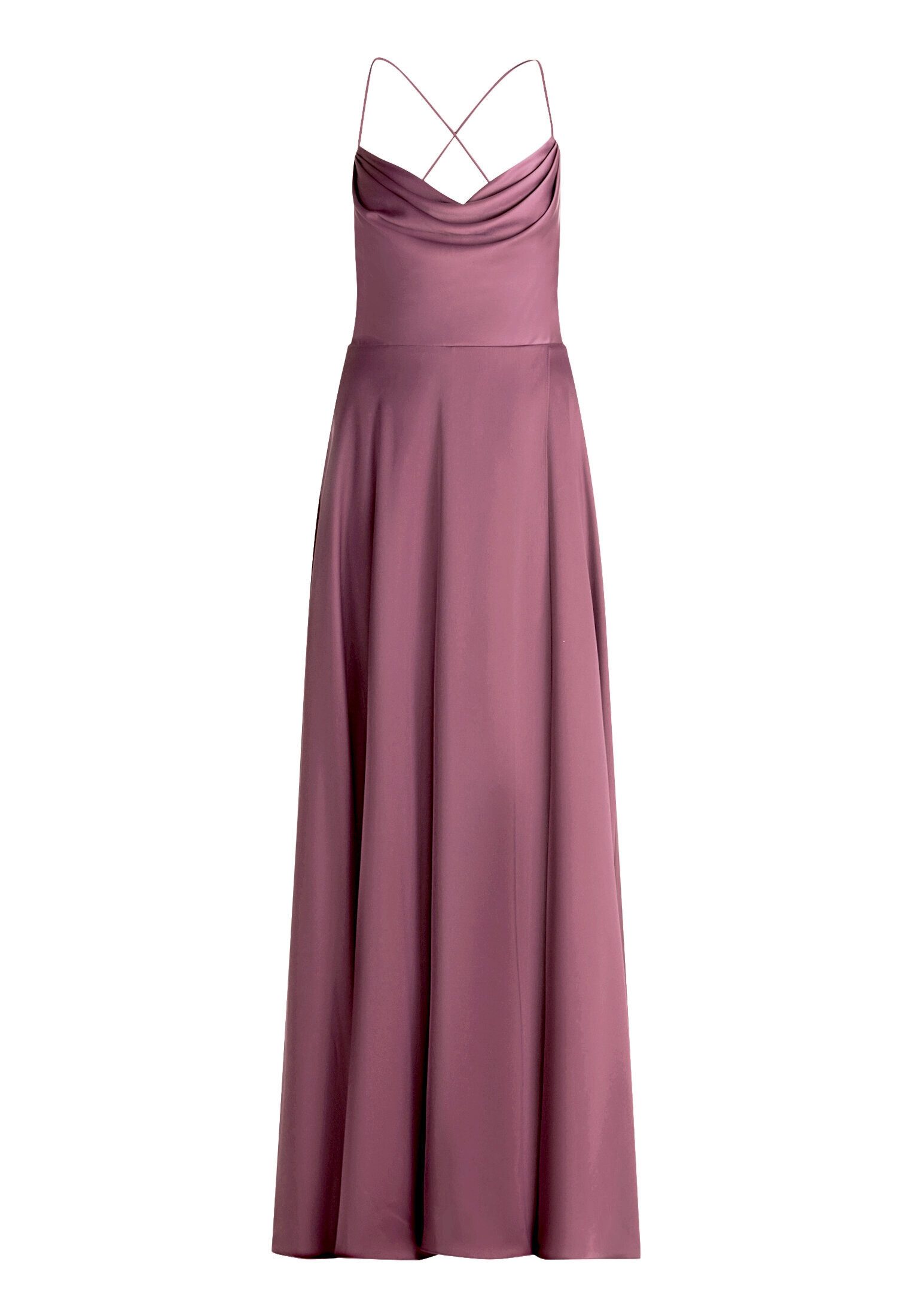 Vera Mont Abendkleid Damen mit Wasserfallausschnitt Material