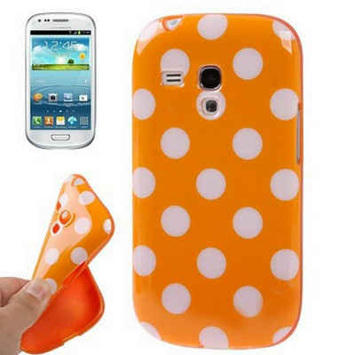König Design Handyhülle, Samsung Galaxy S3 Mini Handyhülle Backcover Orange
