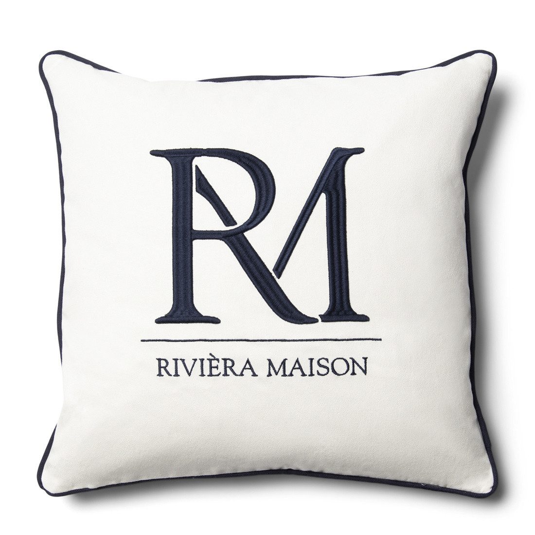 Rivièra Maison Kissenbezug RM Monogram Pillow Cover, Kissenbezug günstig online kaufen