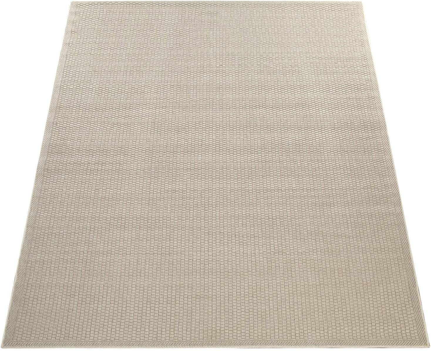 Paco Home Teppich Timber 125, rechteckig, Höhe: 4 mm, Flachgewebe, Sisal Optik, auch als Läufer, In- und Outdoor geeignet