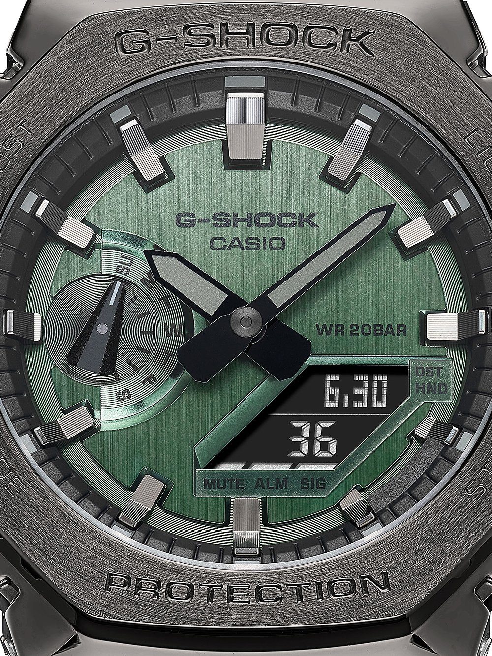 Casio Herrenuhr 20ATM 44mm GM-2100B-3AER Chronograph G-Shock CASIO