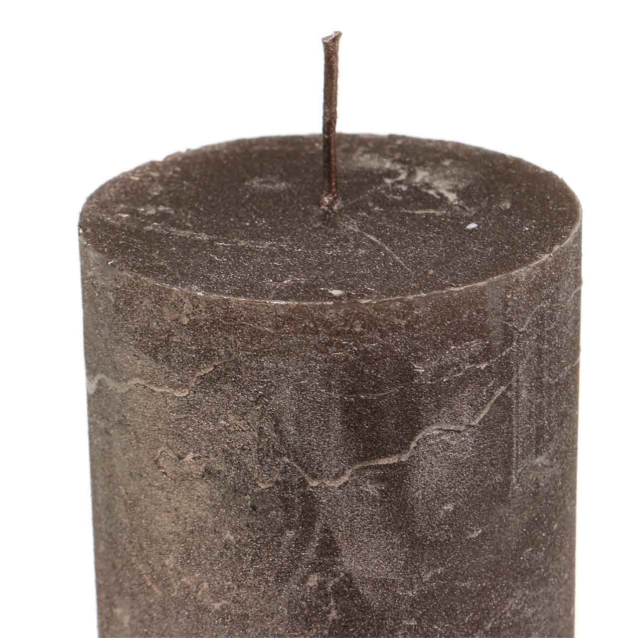 Florists Products Stumpenkerze Edle Stumpenkerzen mit metallischem Glanz für festliche, 4 Stück