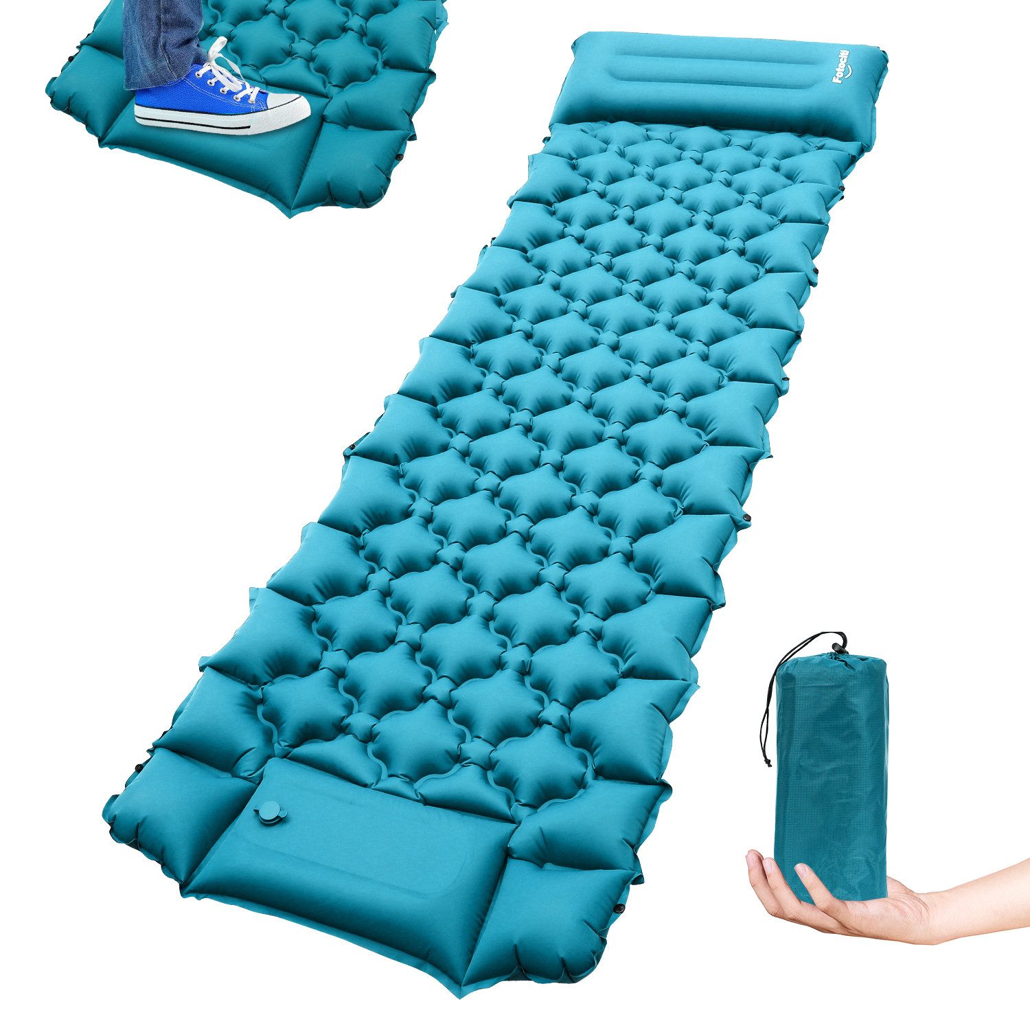Clanmacy Isomatte Isomatte Selbstaufblasende Campingmatte für Camping/Outdoor