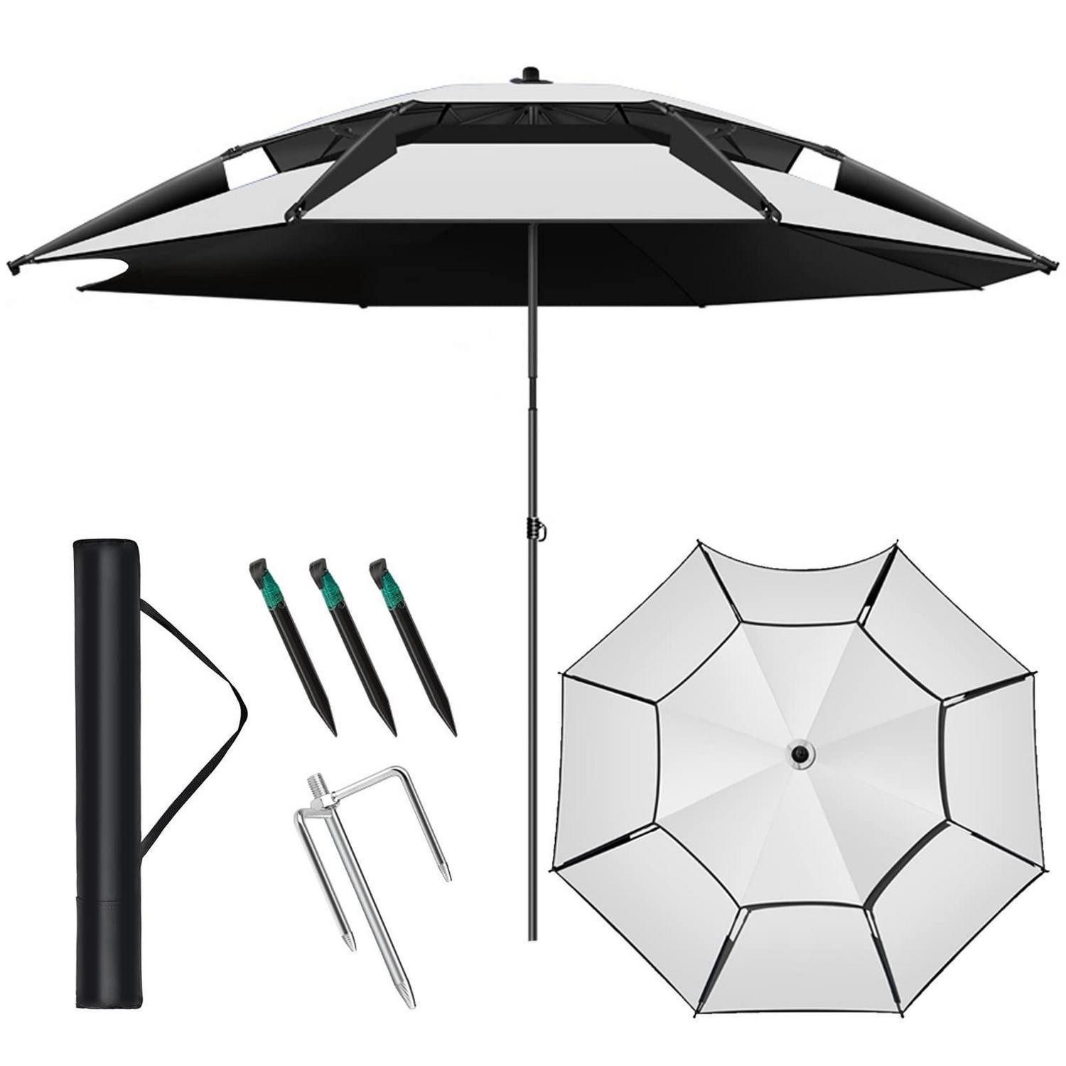 LuxusKollektion Sonnenschirm Strand Sonnenschirm 200cm