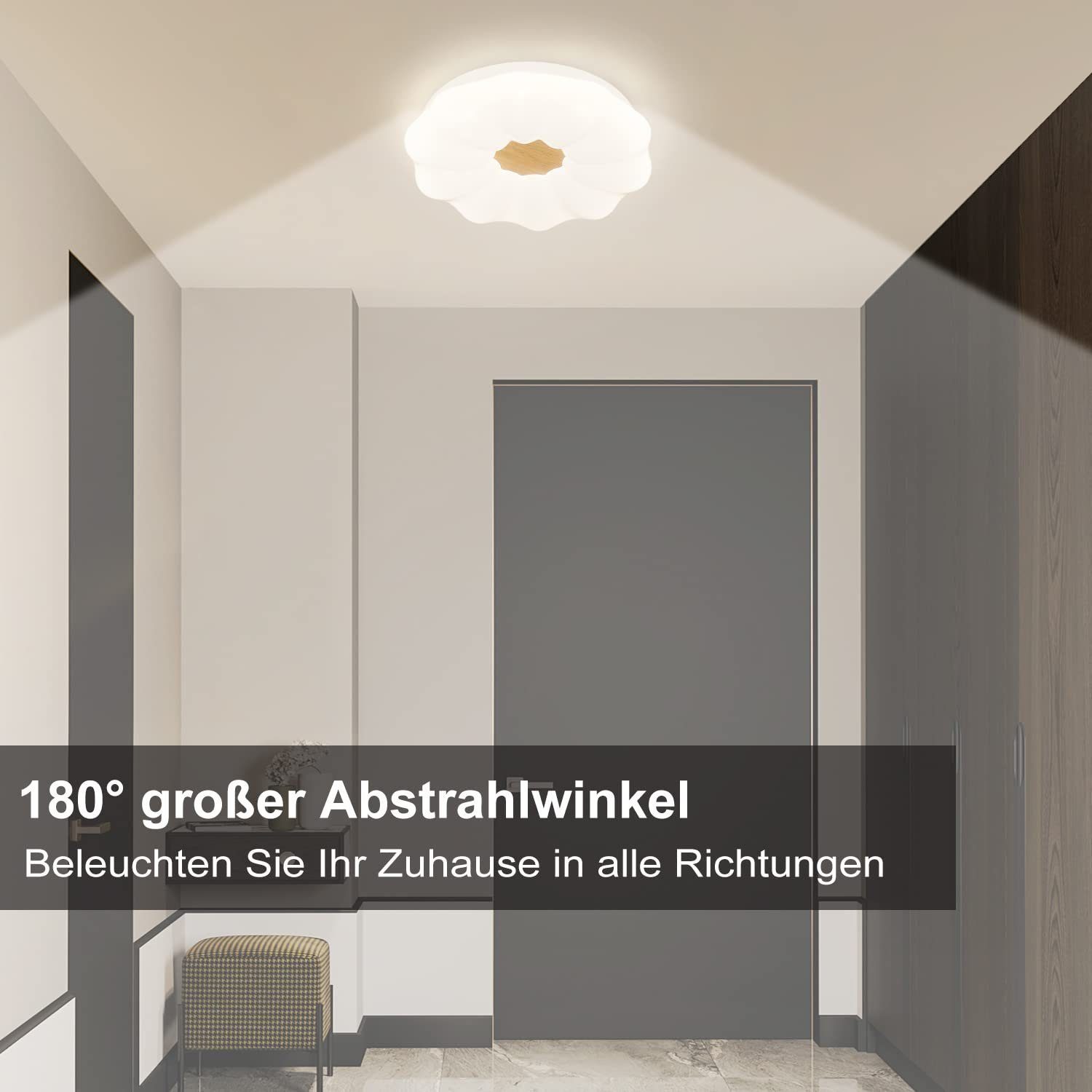 Esszimmer LED LED Dimmbar, Fernbedienung Moderne fest Deckenleuchte Küche Kinderzimmer Büro mit Rund, mit Kaltweiß, integriert, Flur für Schlafzimmer Sternenhimmel Nicht Nettlife Dimmbar