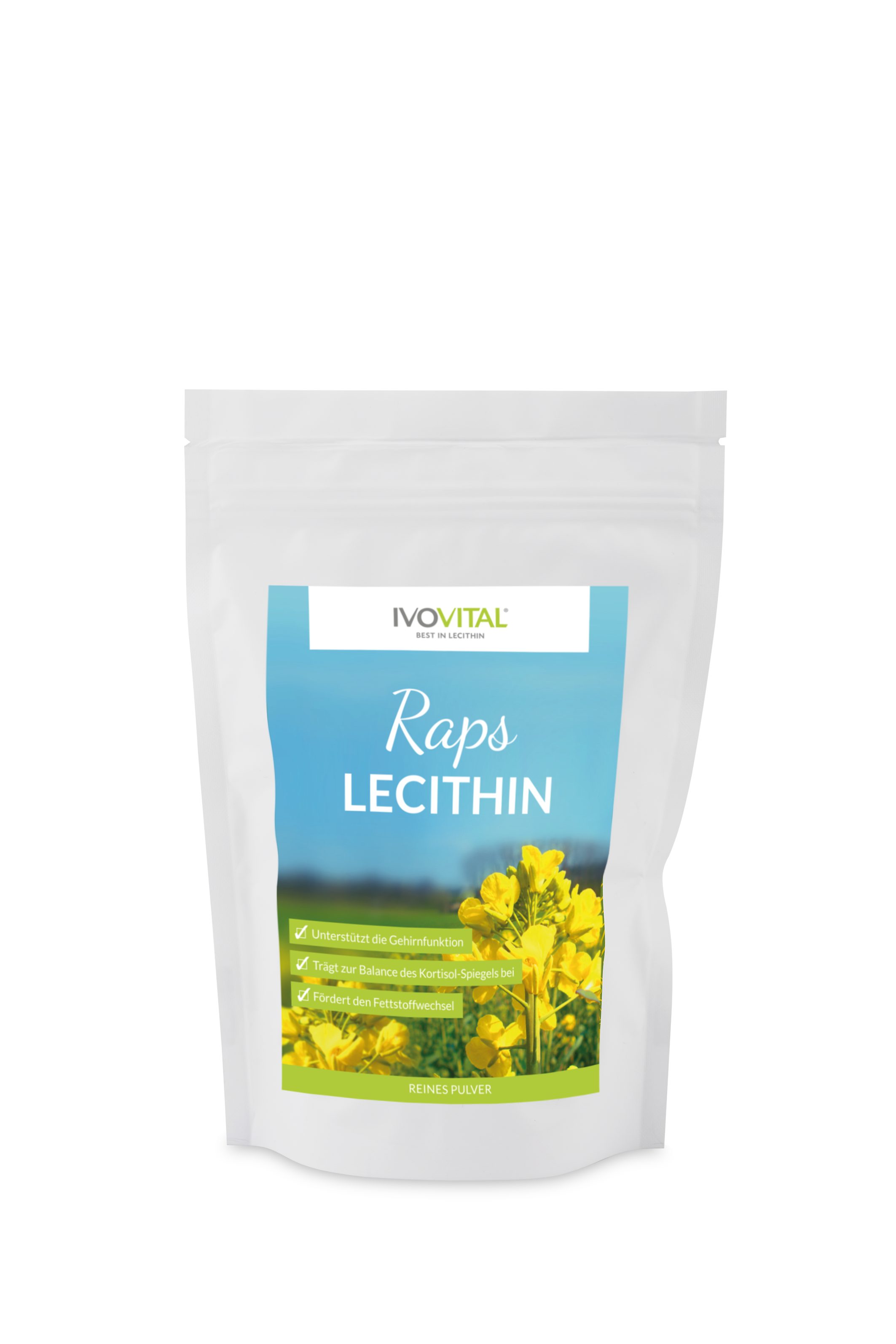 IVOVITAL®. Best in Lecithin Raps Lecithin, Pulver Pulver, 1 er 1 St., 300 g, glutenfrei allergenfrei