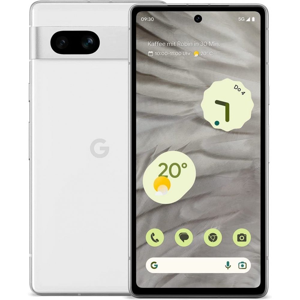 Google Pixel 7a 5G 128 GB / 8 GB - Smartphone - snow Smartphone (6,1 Zoll, 128 GB Speicherplatz)