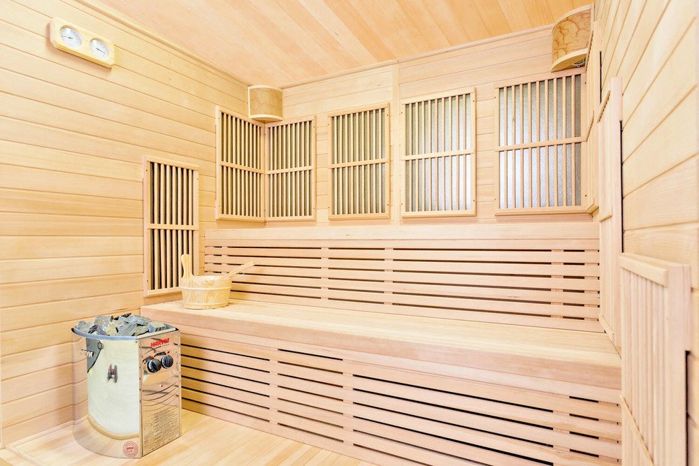 Thumbnail - DEKO VERTRIEB BAYERN Infrarotkabine XXXL Luxus Infrarotsauna +Infrarotkabine Kombi Sauna inkl. Saunaofen 6