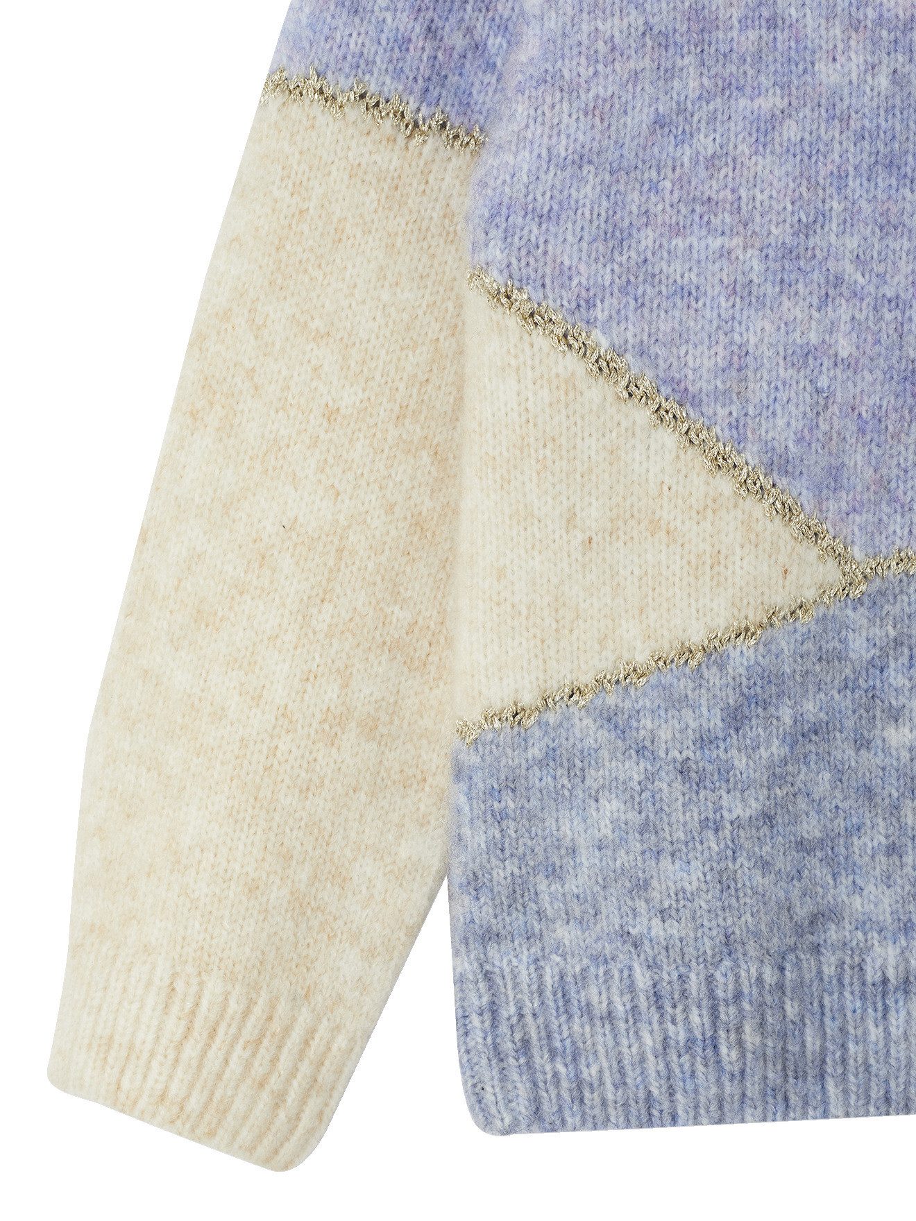 vertbaudet Pullunder Mädchen Pullover im Colorblock-Style