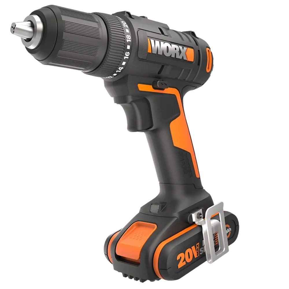 Worx Akku-Bohrmaschine Worx Akku-Bohrschrauber WX108.3 mit Akku und Ladegerät