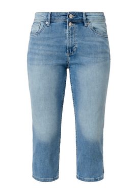 s.Oliver 7/8-Jeans Waschung, Leder-Patch