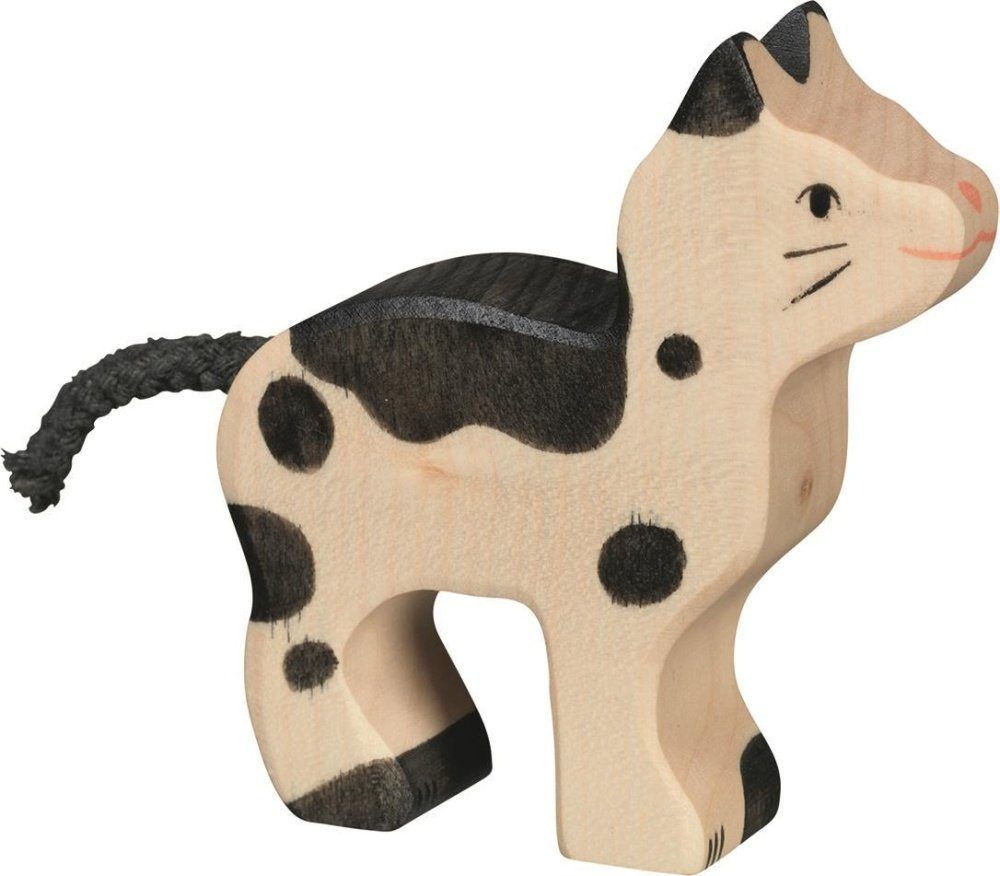 Holztiger Tierfigur HOLZTIGER Katze aus Holz