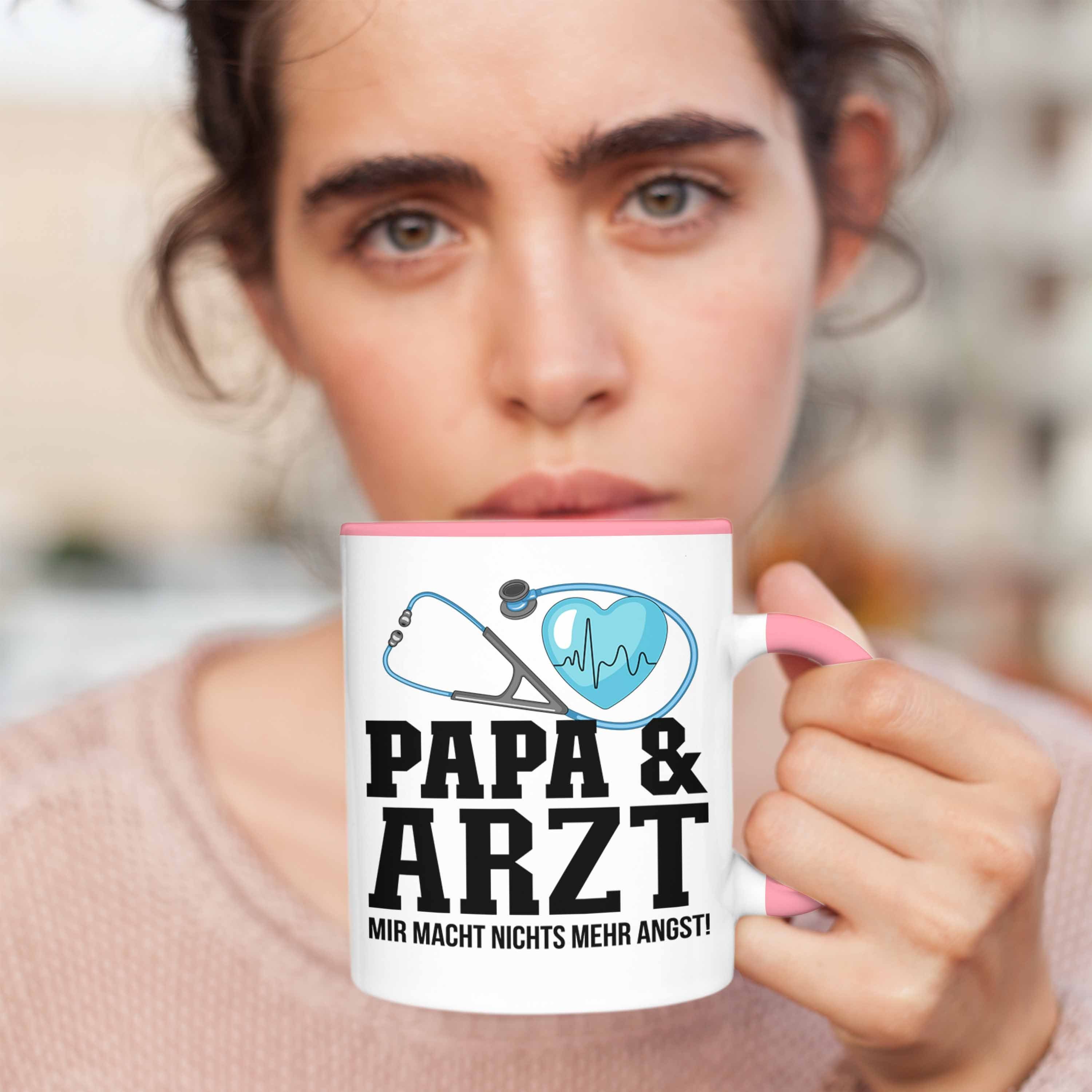 Geburtst Tasse Papa Trendation Tasse - für Geschenkidee und Vater Trendation Ärzte Rosa Arzt