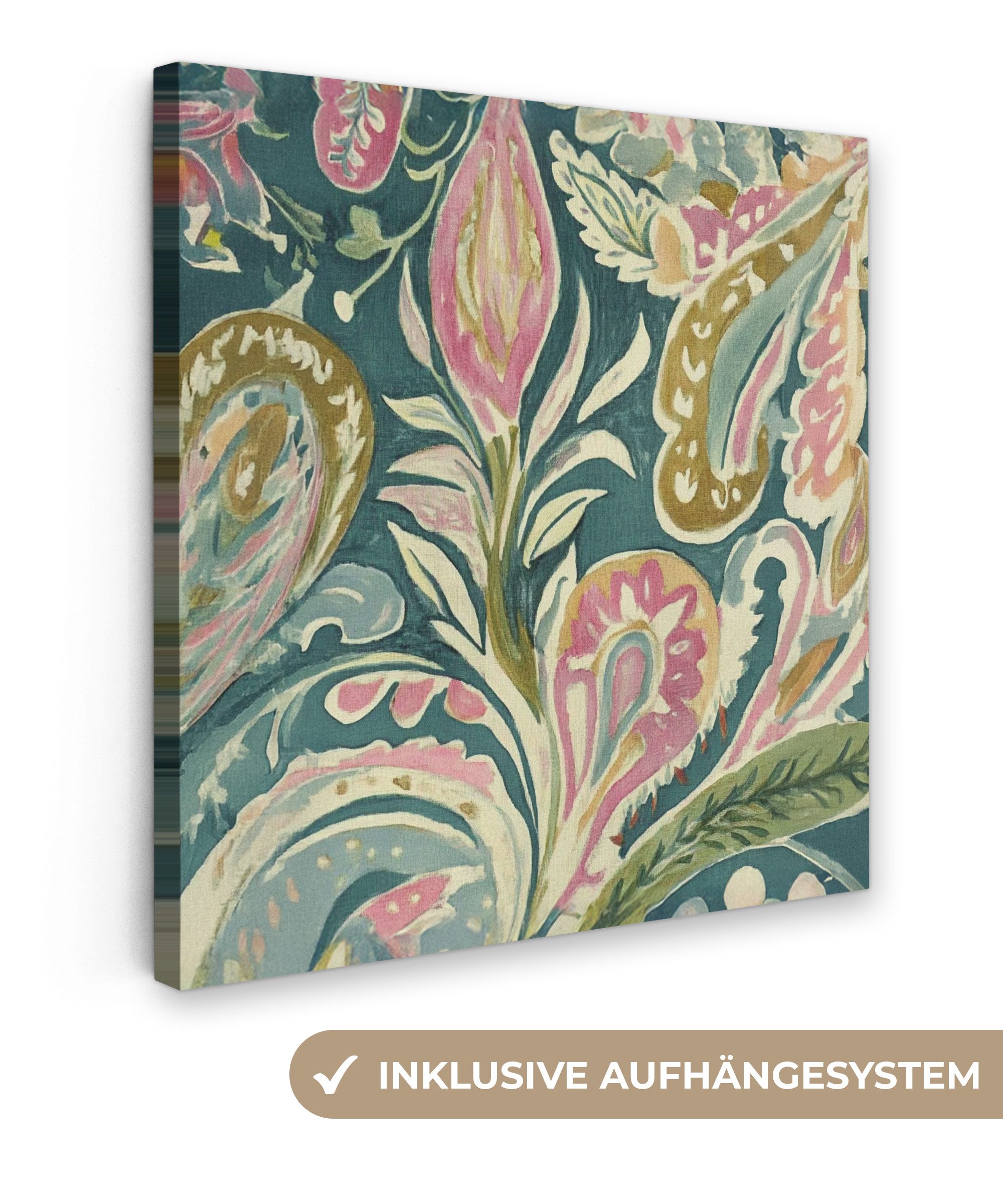 OneMillionCanvasses® Leinwandbild Gemustert - Bunt - günstig online kaufen
